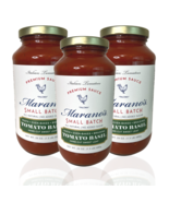 Marano&#39;s Small Batch Premium Pasta Sauce, Tomato Basil, 24 oz. (Pack of 3) - £32.99 GBP