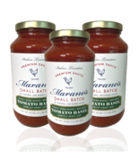 Marano&#39;s Small Batch Premium Pasta Sauce, Tomato Basil, 24 oz. (Pack of 3) - $42.00