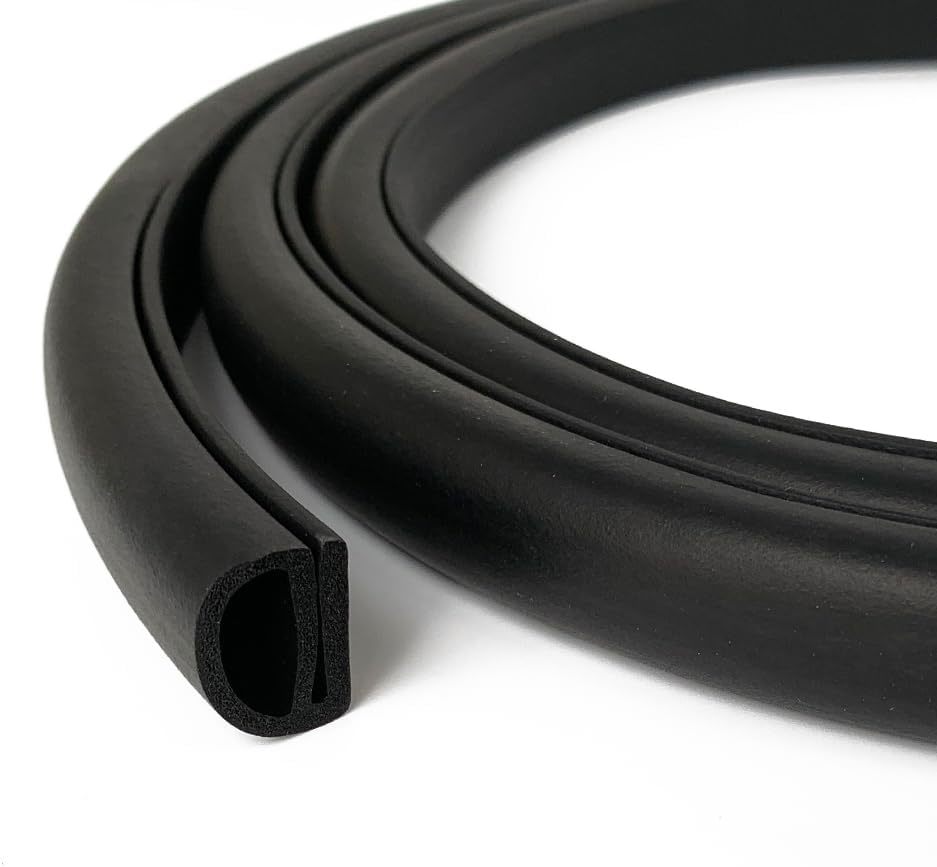 E Shape Foam Rubber Seal Strip, Epdm Rubber Weather Stripping Gasket For... - $33.93
