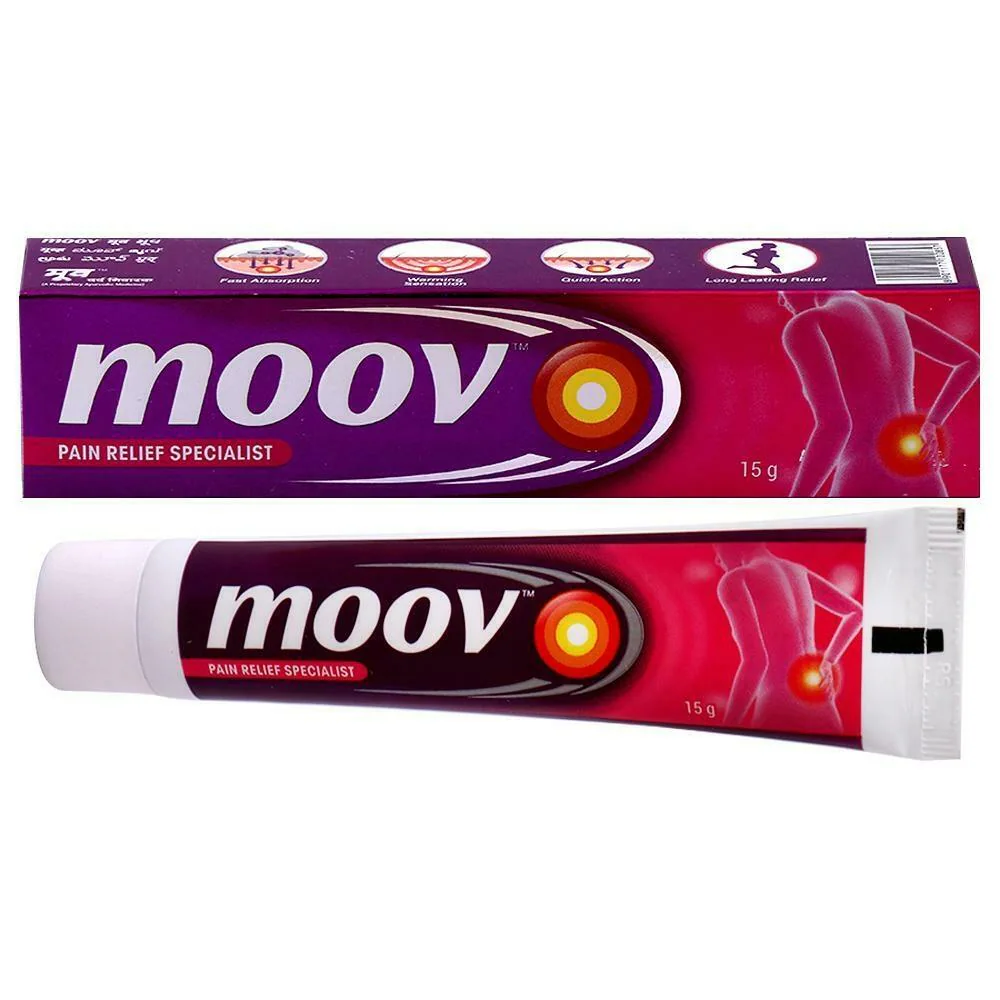 Moov Instant Pain Relief Ayurvedic Cream and Ointment 50g - £8.42 GBP+