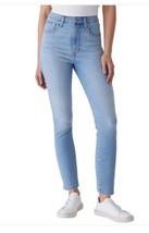 Calvin Klein Womens Jeans Light Blue Skinny High-Rise Stretch Heavyweight - $49.99