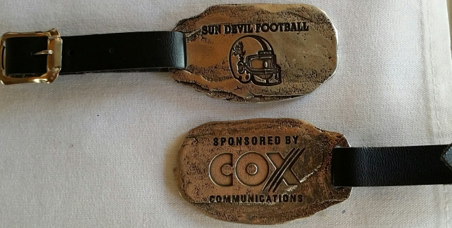 Primary image for SUN DEVIL FOOTBALL Sponsored by Cox Communications Luggage Tag