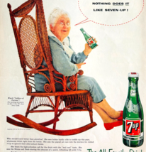 1955 7 UP Grandma Advertisement Vintage Soda Pop Soft Drink Beverage DWYY5 - $24.99