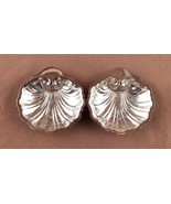 *Vintage Sterling Silver Scallop Shell Nut Dishes 2 Pieces - $209.07 CAD