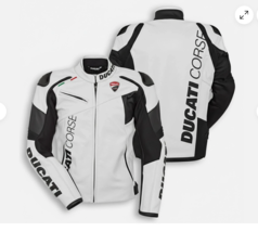 DUCAT CORSE MOTORBIKE LEATHER JACKET CE APPROVED  - $225.00