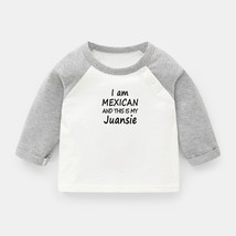 I Am Mexican This is My Juansie Newborn Baby T-shirts Toddler Graphic Tee Tops - £9.44 GBP