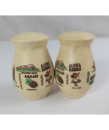 Vintage Maui Aloha Hawaii 2.78&quot; Salt &amp; Pepper Shakers - $19.00 CAD