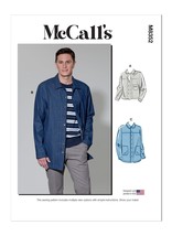 McCalls Sewing Pattern 8352 11619 Shirt Jacket Mens Size 44-52 - $14.49
