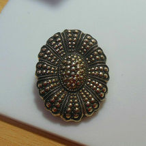 Gold-tone Signed W. Germany Oval Scarf Clip - $16.82