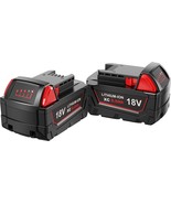2PC 18V Milwaukee REDLITHIUM  XC6.0 AH Lithium Battery Tool M18 High Output - $199.83 CAD
