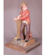 J. Vincent Sculpture-Survivor of Whiskey Row I, July 4 1982-Hound Dog Co... - £74.46 GBP
