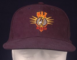 VTG KLZ AM 1560 Radio Hat-Adjustable Cloth Strap-Cap-Black - $15.79
