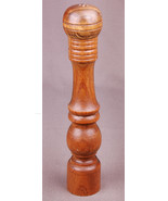 Vintage Wood Salt Shaker-Screw Top-10.25&quot; tall-Japan - $14.01