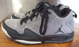 Air Jordan After Game II-8-Grey/Black Suede Leather-487002-003-Shoes-Ele... - $63.10