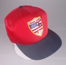 Desert Storm, Patch Hat-Snapback Cap-Dark Blue-SuperSatin AJD, 100% Rayo... - $15.79