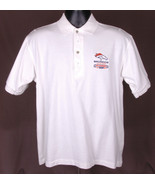 Denver Broncos 1997 Champions-Polo Shirt-S-White-Cotton-Antigua - £36.85 GBP