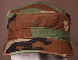 Army Hat-Military-Hipster-Vintage-Camo-Hot Weather Hat-Size 7 - $8.14