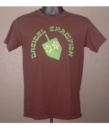 Dreidel Champion-Brown-T Shirt-Small-Green Dreidel-Jewish Hipster - £11.19 GBP