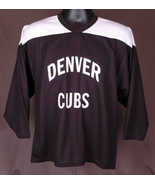 Vtg Denver Cubs Jersey/Sweater #5-Black White-Youth XL-Sport Athletic-3/... - £22.04 GBP