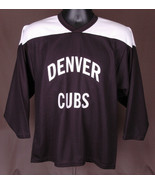 Vtg Denver Cubs Jersey/Sweater #5-Black White-Youth XL-Sport Athletic-3/... - $28.04