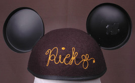 Mickey Mouse Club Ears-Embroidered "Ricky" Hat-Disneyland-Adult Size - $27.81