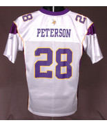 NFL Adrian Peterson 28 Jersey-L 14-16-White-Reebok-Screenprint-Minnisota... - £14.92 GBP