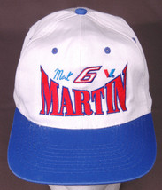 NASCAR Mark Martin 6 Valvoline Hat-Double Snapback-White-Auto Racing-VTG - $21.31