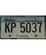 1983 Illinois License Plate-KP 5037-White/Blue-Land of Lincoln-Classic-O... - $9.49
