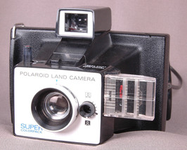 Vintage Polaroid Super Colorpack Instant Land Camera-w/ Cold Clip- - £22.19 GBP