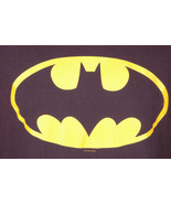 Batman T Shirt, Yellow Logo, Black &amp; Yellow, XL, Official Warner Bros. T... - £6.80 GBP