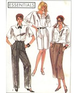   Simplicity 9166 Misses High Waist Pants, Shorts and Slim Skirt Sz 6-10... - £3.14 GBP