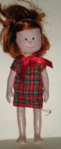 Madeline 7 inch Doll with Red Plaid Dress Eden Toys Inc. - £4.68 GBP