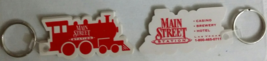 MAIN STREET STATION Las Vegas Casino Railroad Locomotive Rubber Keychain - $2.95
