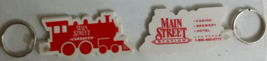 Main Street Station Las Vegas Casino Railroad Locomotive Rubber Keychain - £2.35 GBP