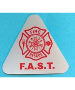 F.A.S.T. Firefighter Assisted Search Team REFLECTIVE Triangle DECAL - RED - £3.06 GBP