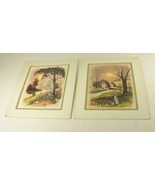 2 Color Prints by Artist A. Bruno, 11&quot;x13&quot; ~ &quot;Duck Haven&quot; &amp; &quot;The Choppin... - £23.08 GBP