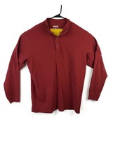 Duluth Trading Co Sweater Men&#39;s 2XLT Burgundy Shawl Pullover 4 Button Cardigan - £19.61 GBP