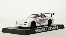 Aoshima Miniature Car Collection 1/64 Vertex Lucky Star Mazda Fd3 S Rx 7 White - £15.71 GBP
