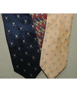 Lot of 3 Tommy Hilfiger Neck Tie/Necktie Silk golf palm tree drumr 56-58... - $215.60 MXN