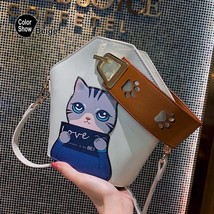 Cute Cat Women Messenger Bags Printing Shoulder Bag Crossbody Bags For Women 202 - £39.93 GBP