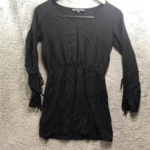 For love and lemons Womens Top Blouse Size XS BLACK Long Sleeve - $16.00