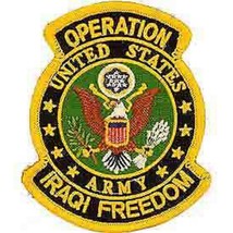 OPERATION IRAQI FREEDOM OIF ARMY EMBROIDERED MILITARY PATCH - $29.99