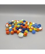 60 Vintage Glass MARBLES Swirl Stripes Cat Eyes - $242.56 MXN