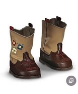 American Girl Mollys Dude Ranch Embroidered Boots! NIB - $44.99