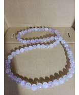 Heavy Lavender Amethyst Purple Beaded Long Necklace ^ - $90.00