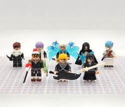 An item in the Toys & Hobbies category: 8pcs Bleach TV series Anime Ichigo Kurosaki Minifigures Set