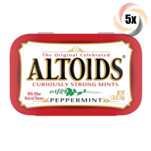 5x Tins Altoids Peppermint Flavor Mints | 72 Mints Per Tin | Fast Shipping - £16.31 GBP