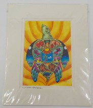 Holly Kitaura Fine Art Print Vision Sea Turtle 8X10 Matted 8X5.5 Signed Picture - $19.99