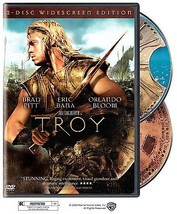Troy (DVD, 2005, 2-Disc Set, Widescreen) Brad Pitt, Orlando Bloom - £2.83 GBP