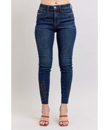 Judy Blue Full Size Embroidered High Rise Skinny Jeans Plus Size - $77.71 CAD+